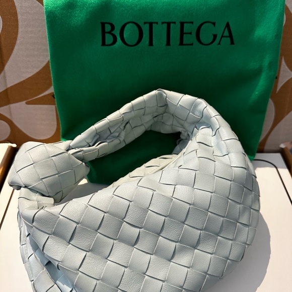 GENUINE teal washed Bottega Veneta Mini Jodie. Like New - Picture 9 of 11
